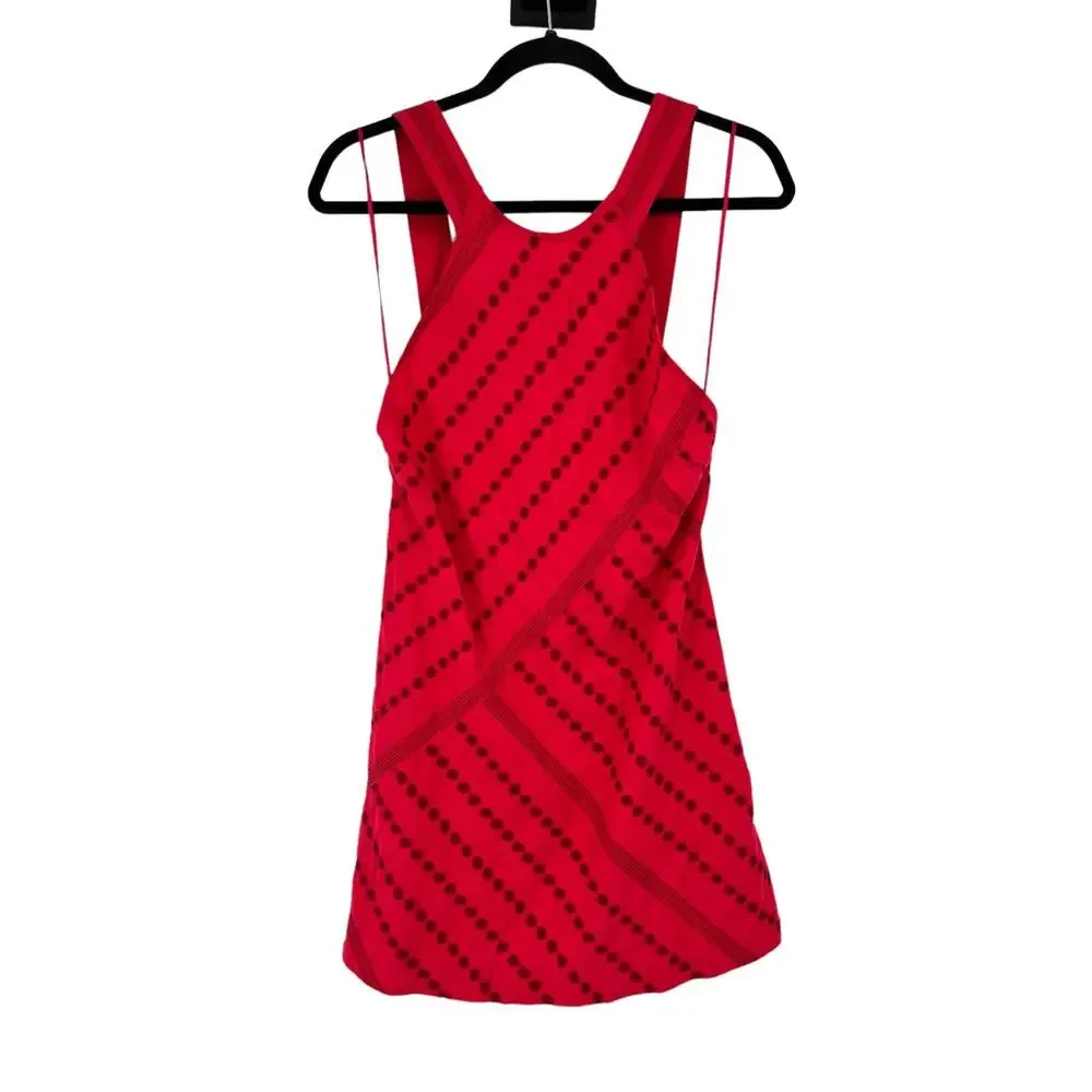 Free People Dress Juni Backless Minidress red X-Small XS